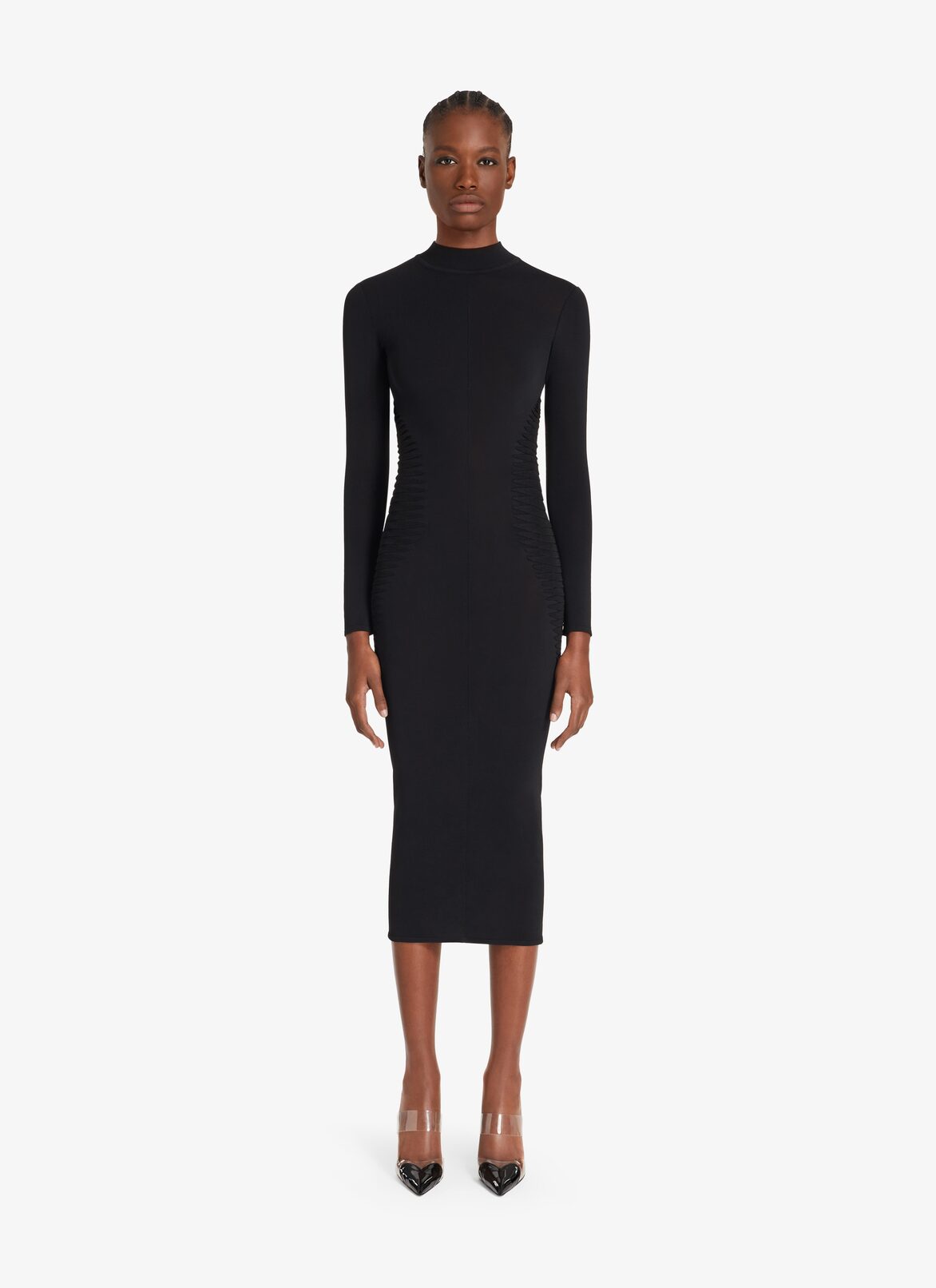 Long black dress ALAÏA BLACK LONG BLACK DRESS